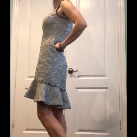 Grey tweed banana republic dress - Picture 4 of 4